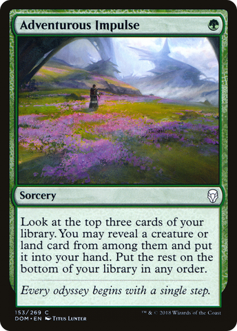 Adventurous Impulse (DOM-153)  - Dominaria