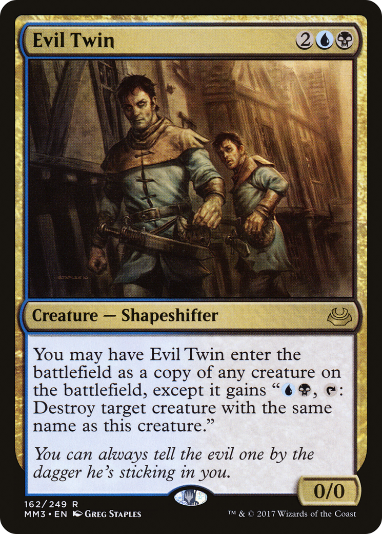 Evil Twin (MM3-162)  Foil - Modern Masters 2017
