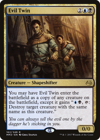 Evil Twin (MM3-162)  Foil - Modern Masters 2017