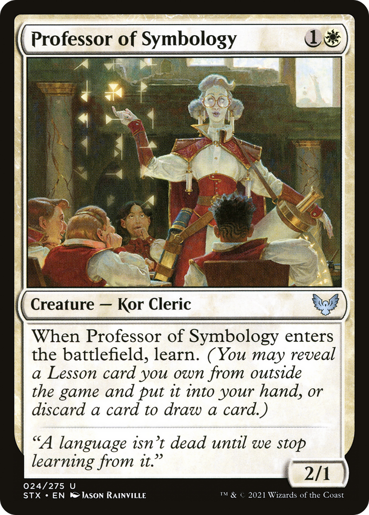Professor of Symbology (STX-024)  Foil - Strixhaven: School of Mages