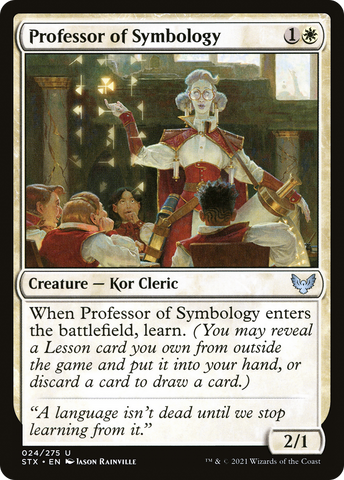 Professor of Symbology (STX-024)  - Strixhaven: School of Mages