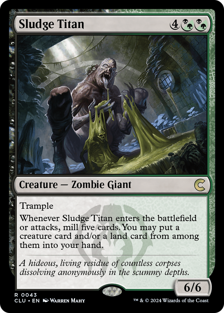 Sludge Titan (CLU-043)  - Ravnica: Clue Edition