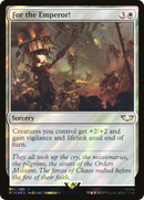 For the Emperor! (Surge Foil) (40K-012) - Warhammer 40,000 Commander Foil