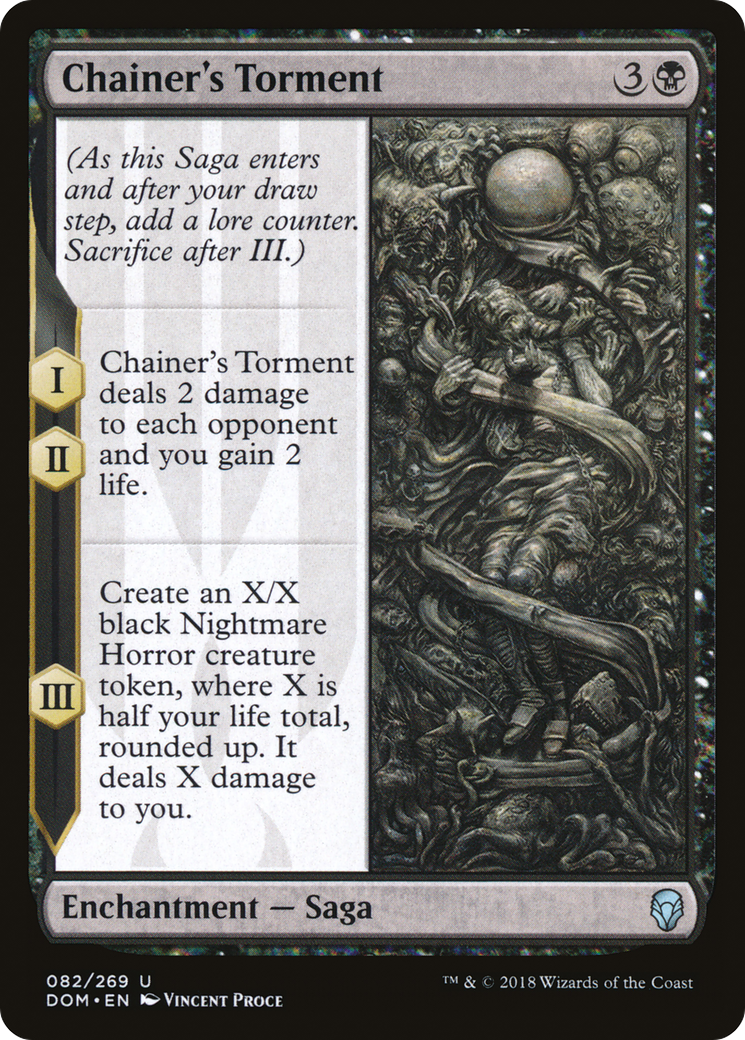 Chainer's Torment (DOM-082)  Foil - Dominaria
