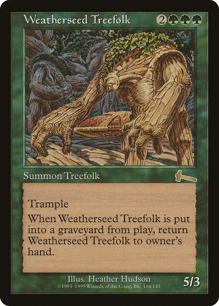 Weatherseed Treefolk (ULG-116)  - Urza's Legacy
