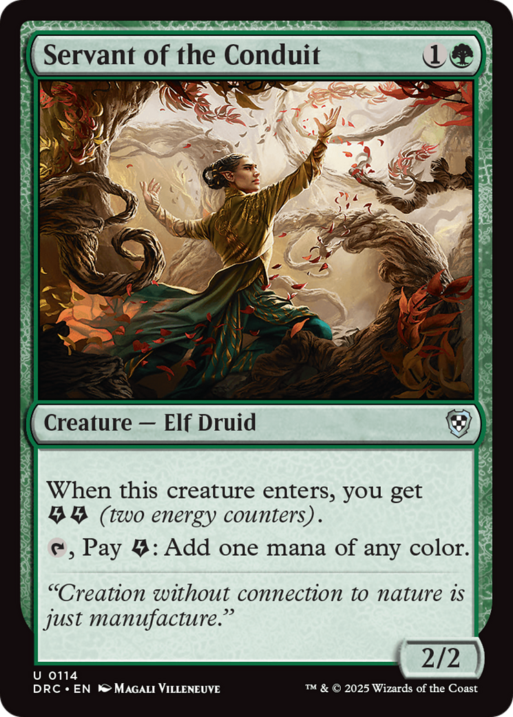 Servant of the Conduit (DRC-114) - Commander: Aetherdrift