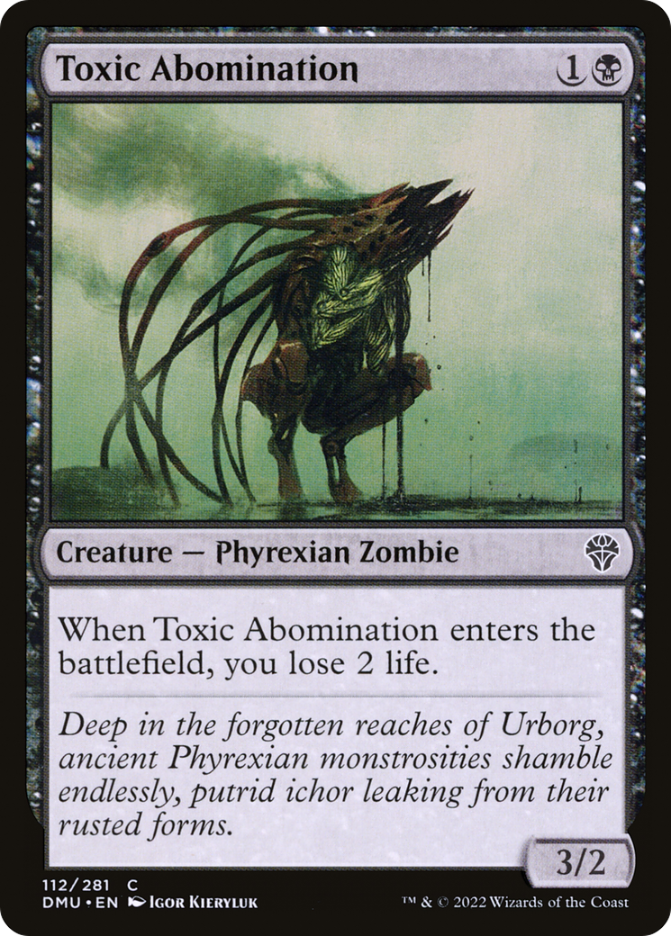 Toxic Abomination (DMU-112)  Foil - Dominaria United