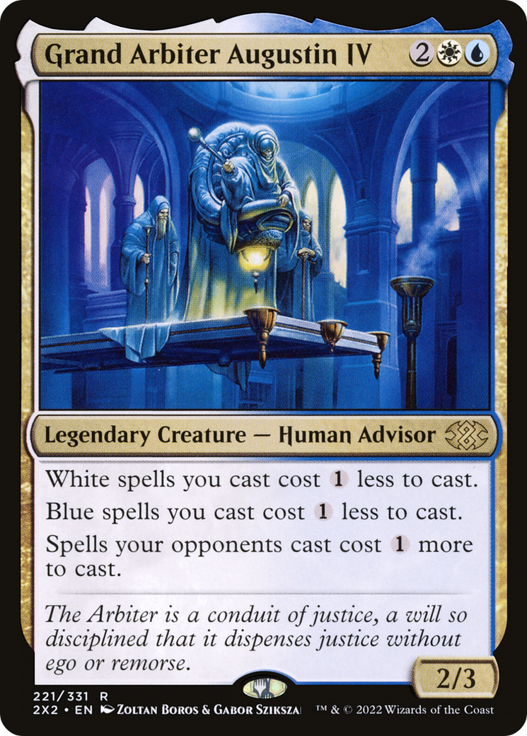 Grand Arbiter Augustin IV (2X2-221)  Foil - Double Masters 2022