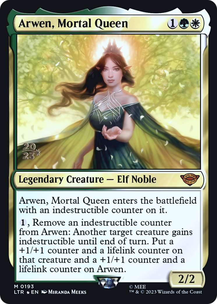 Arwen, Mortal Queen (PRE-193)  Foil - Tales of Middle-earth Promos