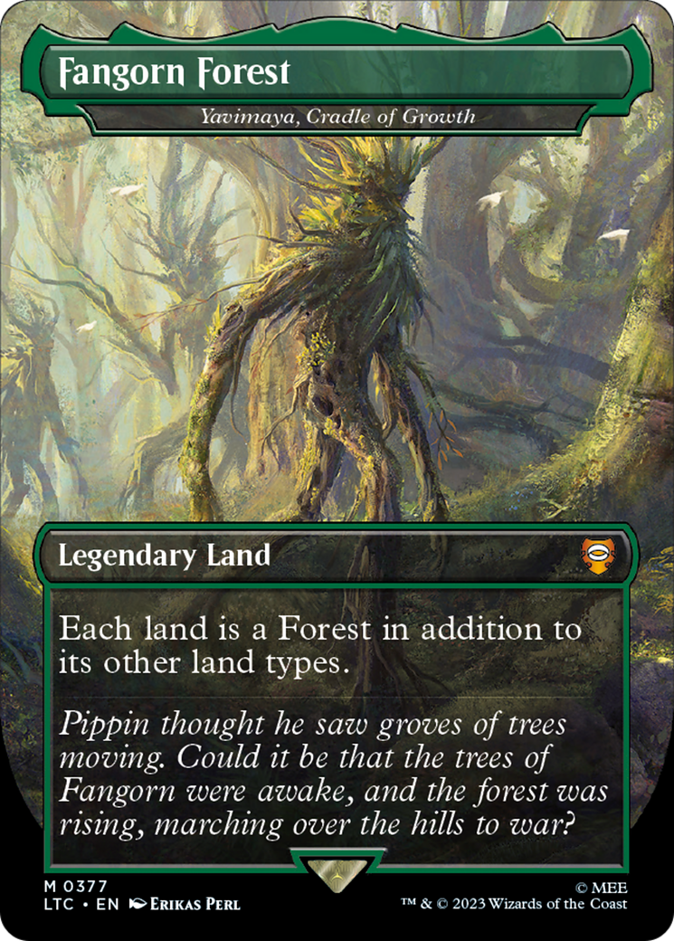 Fangorn Forest - Yavimaya, Cradle of Growth (LTC-377)  - Tales of Middle-earth Commander / Fangorn Forest (Borderless)