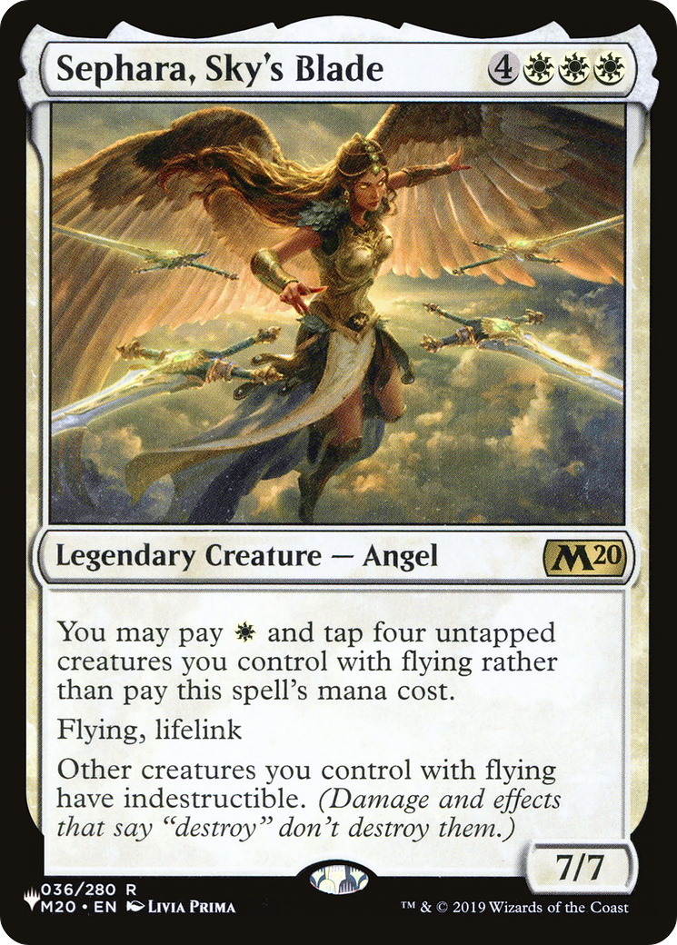 Sephara, Sky's Blade (LIST-036)  Foil - The List