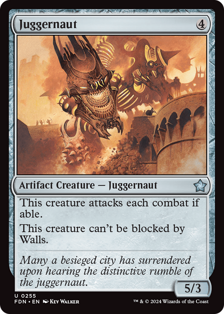 Juggernaut (FDN-255)  Foil - Foundations
