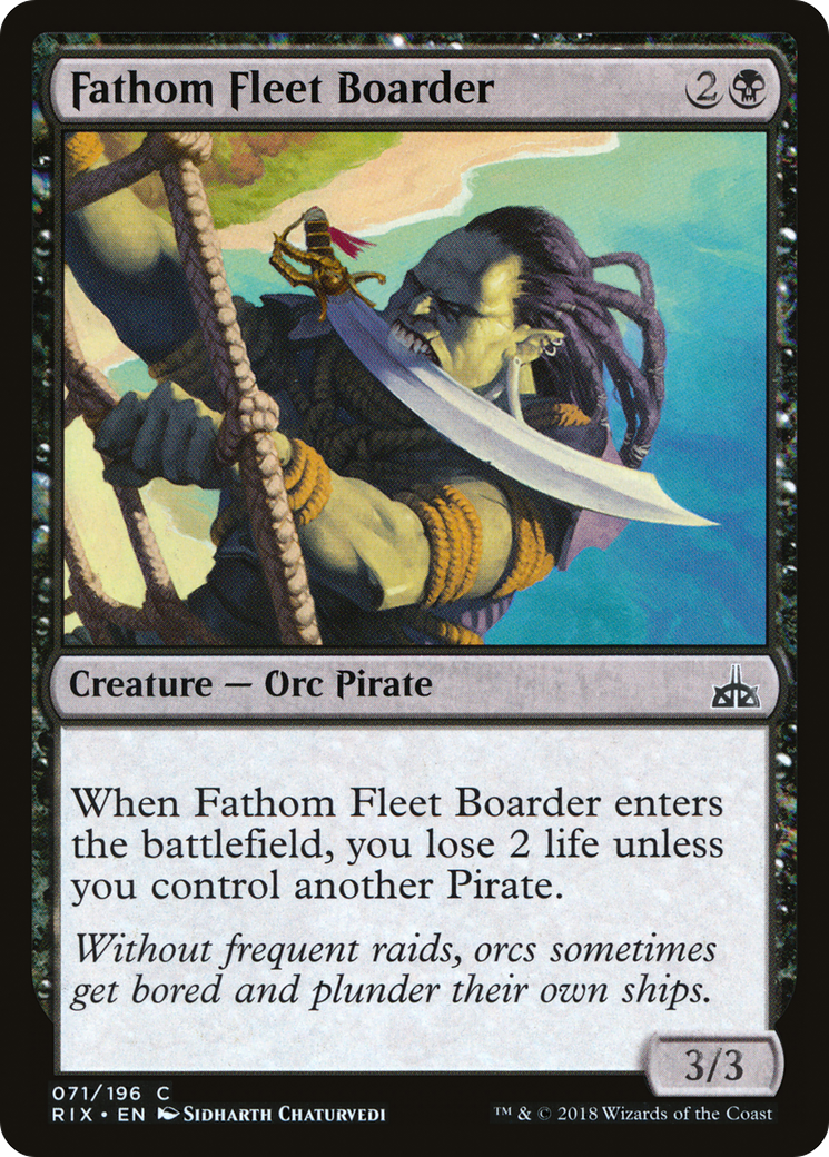 Fathom Fleet Boarder (RIX-071)  Foil - Rivals of Ixalan