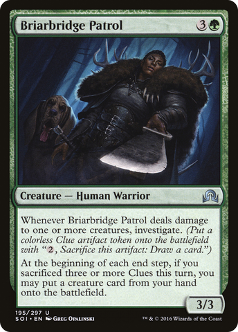 Briarbridge Patrol (SOI-195)  Foil - Shadows over Innistrad