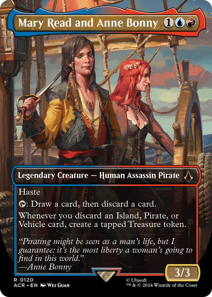 Mary Read and Anne Bonny (Borderless) (ACR-120)  - Assassin's Creed