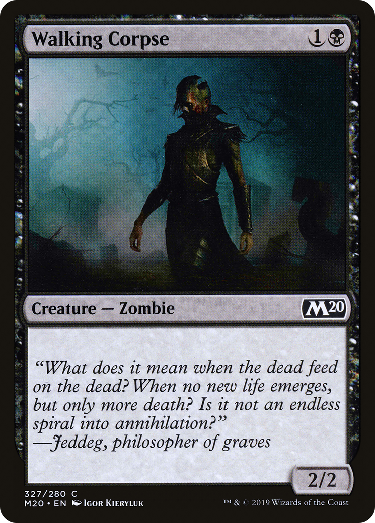 Walking Corpse (M20-327)  - Core Set 2020