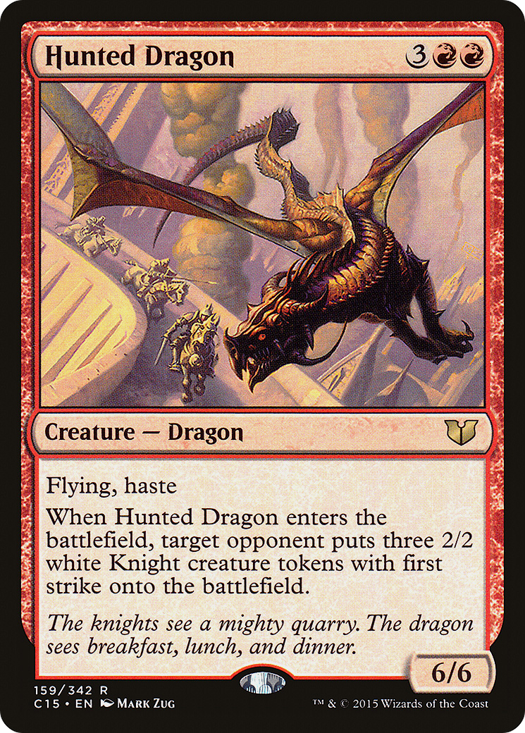 Hunted Dragon (C15-159)  - Commander 2015