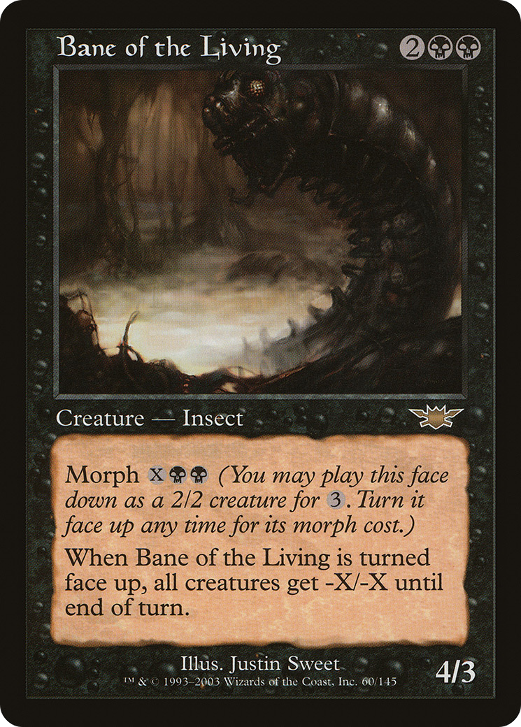 Bane of the Living (LGN-060)  Foil - Legions