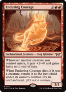 Enduring Courage (DSK-133)  Foil - Duskmourn: House of Horror: (enchantment)