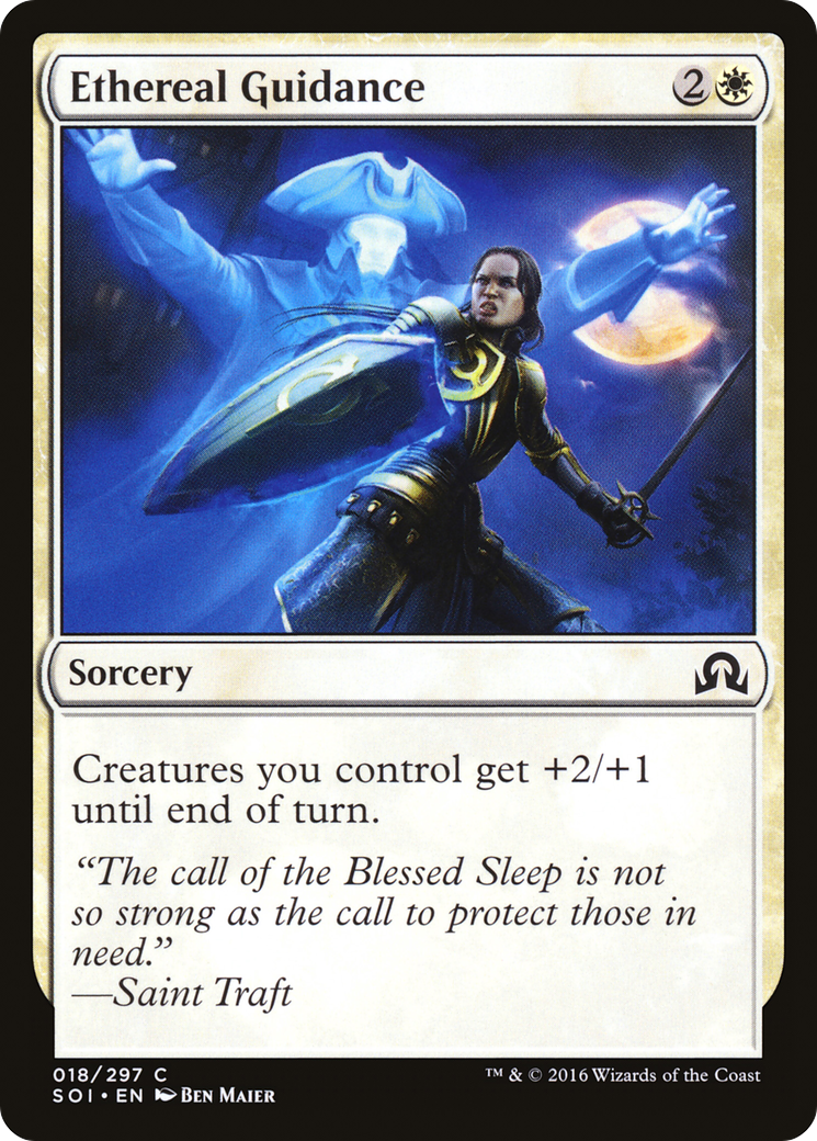 Ethereal Guidance (SOI-018)  Foil - Shadows over Innistrad