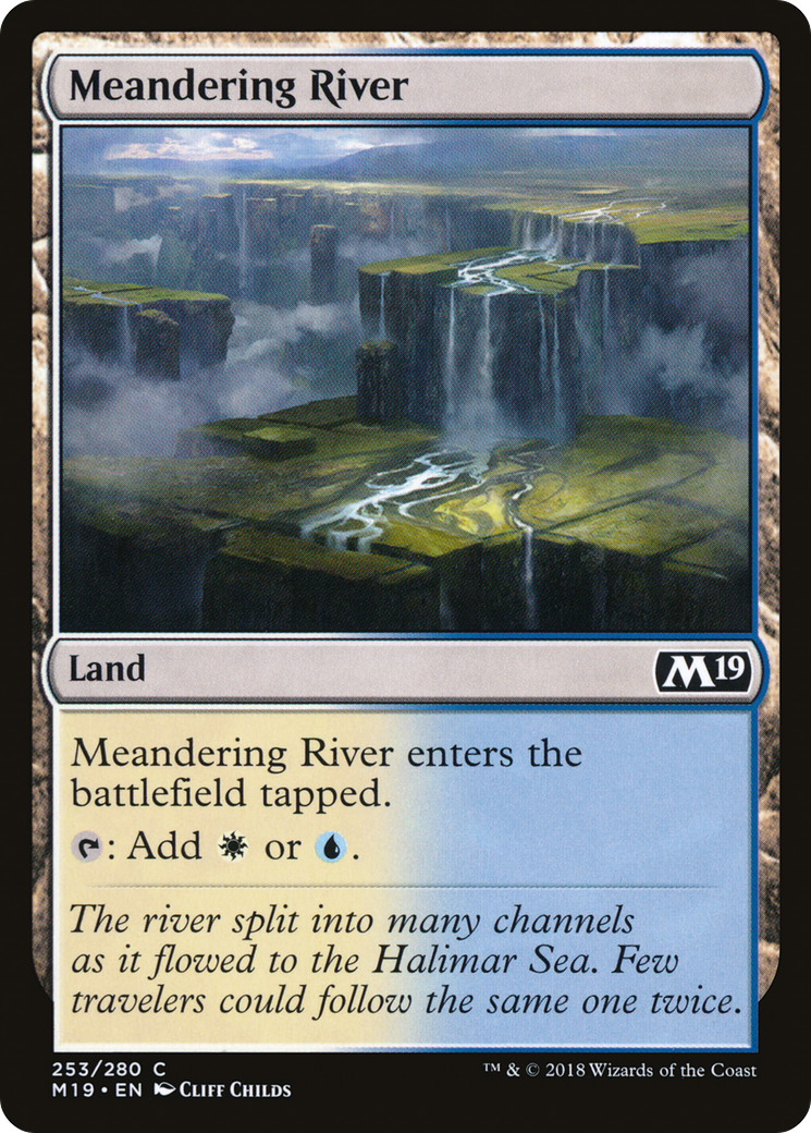Meandering River (M19-253)  Foil - Core Set 2019