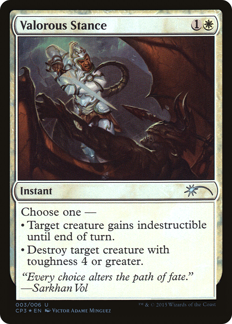 Valorous Stance (UMP-003)  Foil - Magic Origins Clash Pack
