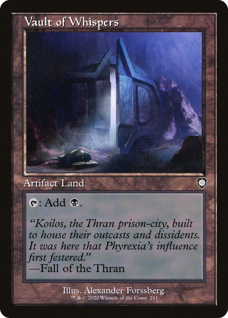 Vault of Whispers (Retro Frame) (BRC-211)  - The Brothers' War Commander