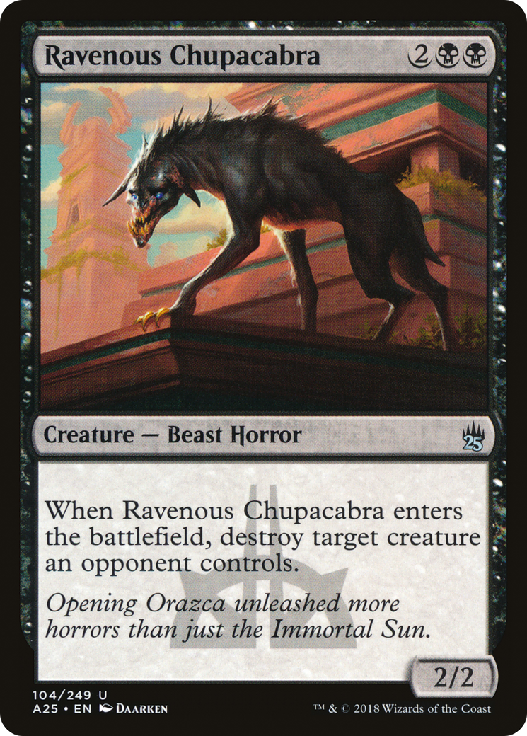 Ravenous Chupacabra (A25-104)  Foil - Masters 25