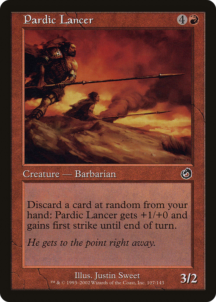 Pardic Lancer (TOR-107)  Foil - Torment