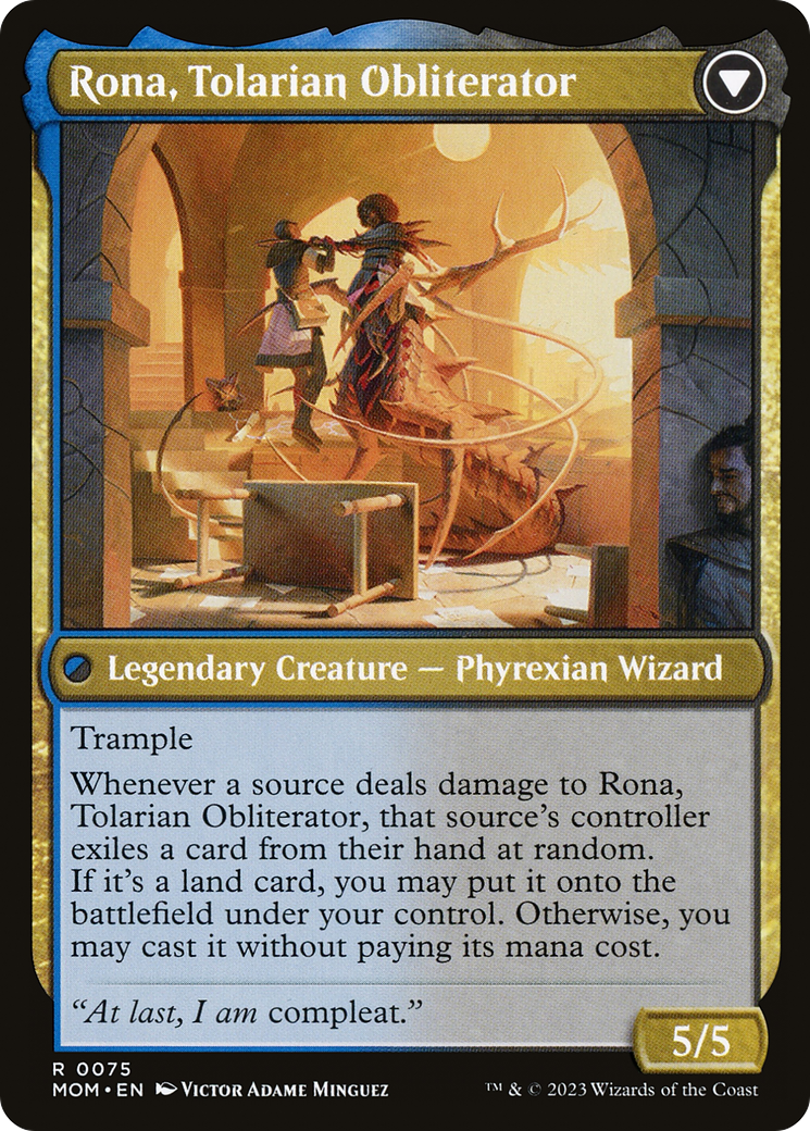Rona, Herald of Invasion (MOM-075)  Foil - March of the Machine