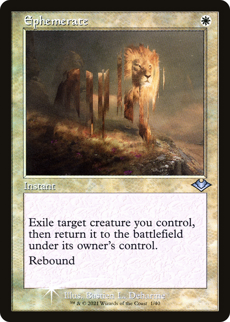 Ephemerate (Retro Frame) (MH1-001)  Foil - Modern Horizons 1 Timeshifts