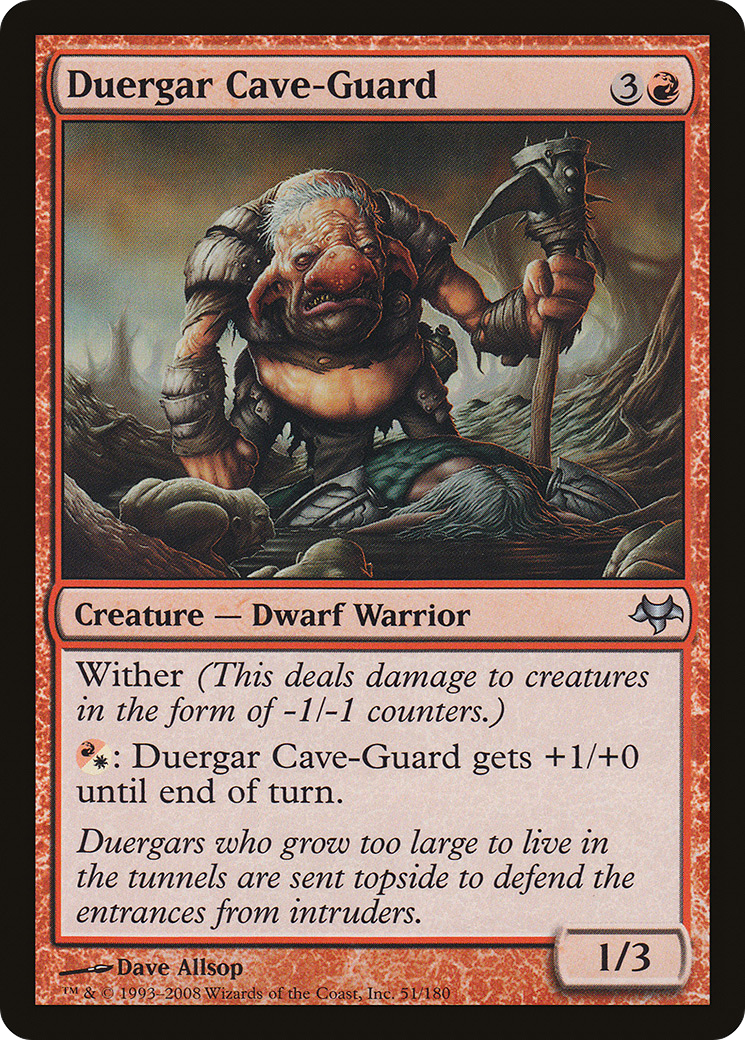 Duergar Cave-Guard (EVE-051)  Foil - Eventide