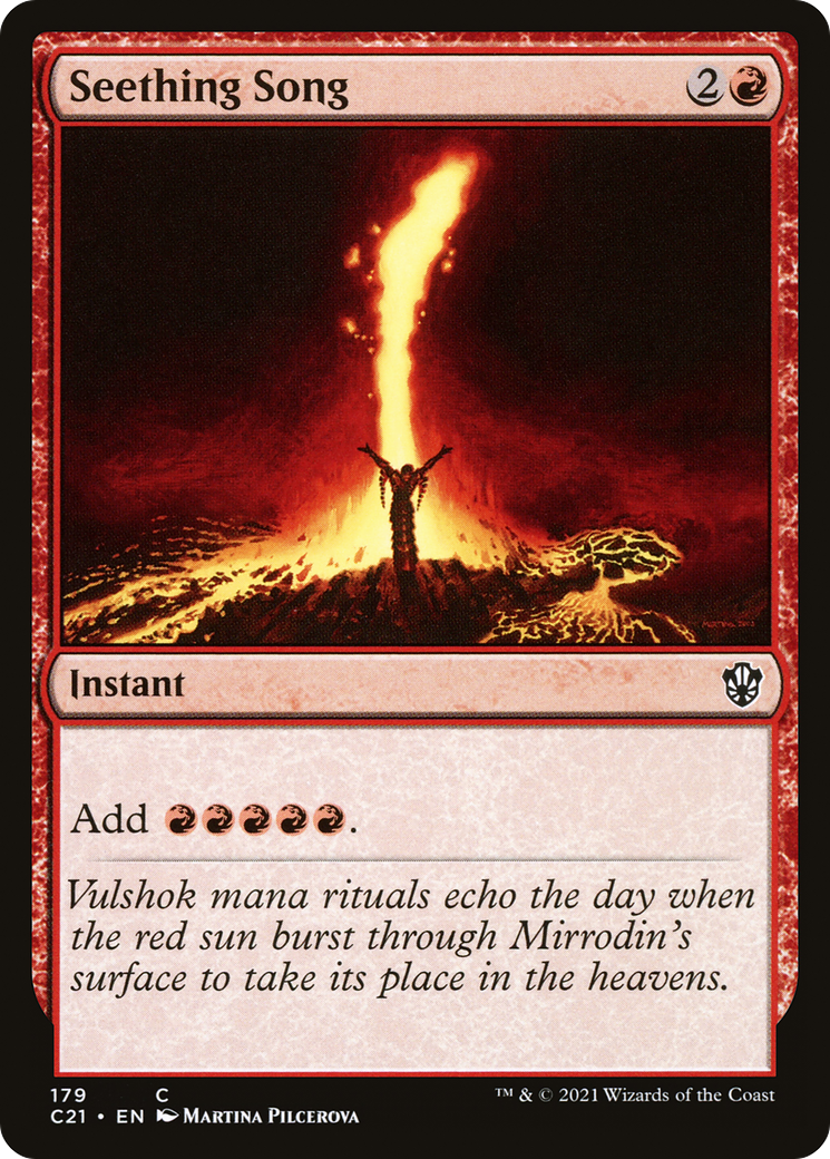 Seething Song (C21-179)  - Commander 2021