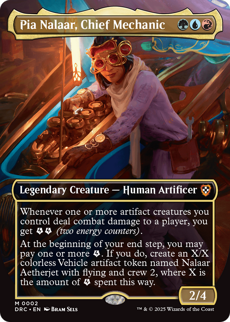 Pia Nalaar, Chief Mechanic (Borderless) (DRC-002)  - Commander: Aetherdrift