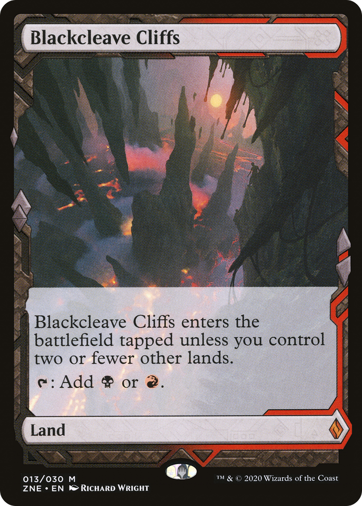 Blackcleave Cliffs (ZNE-013)  Foil - Zendikar Rising Expeditions