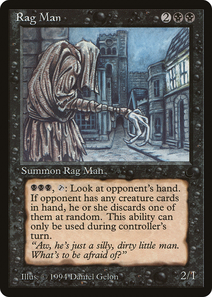 Rag Man (DRK-)  - The Dark