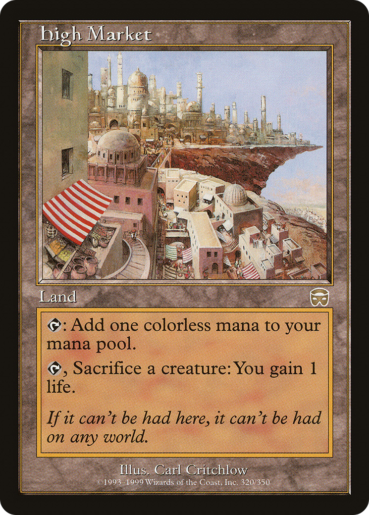 High Market (MMQ-320)  Foil - Mercadian Masques