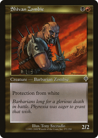 Shivan Zombie (INV-271) - Invasion Foil