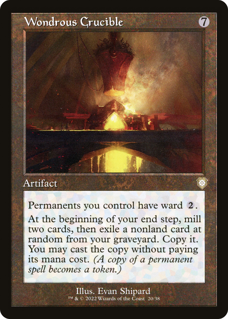 Wondrous Crucible (Retro Frame) (BRC-020)  - The Brothers' War Commander