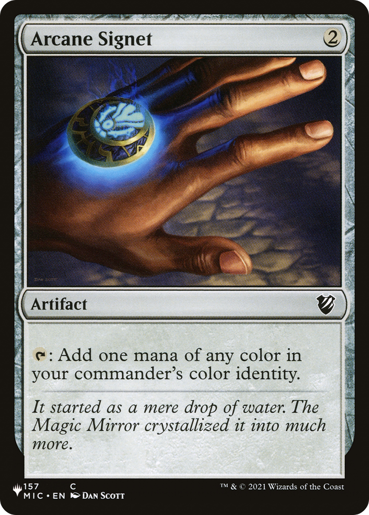 Arcane Signet (MIC) (LIST-157/038)  - The List