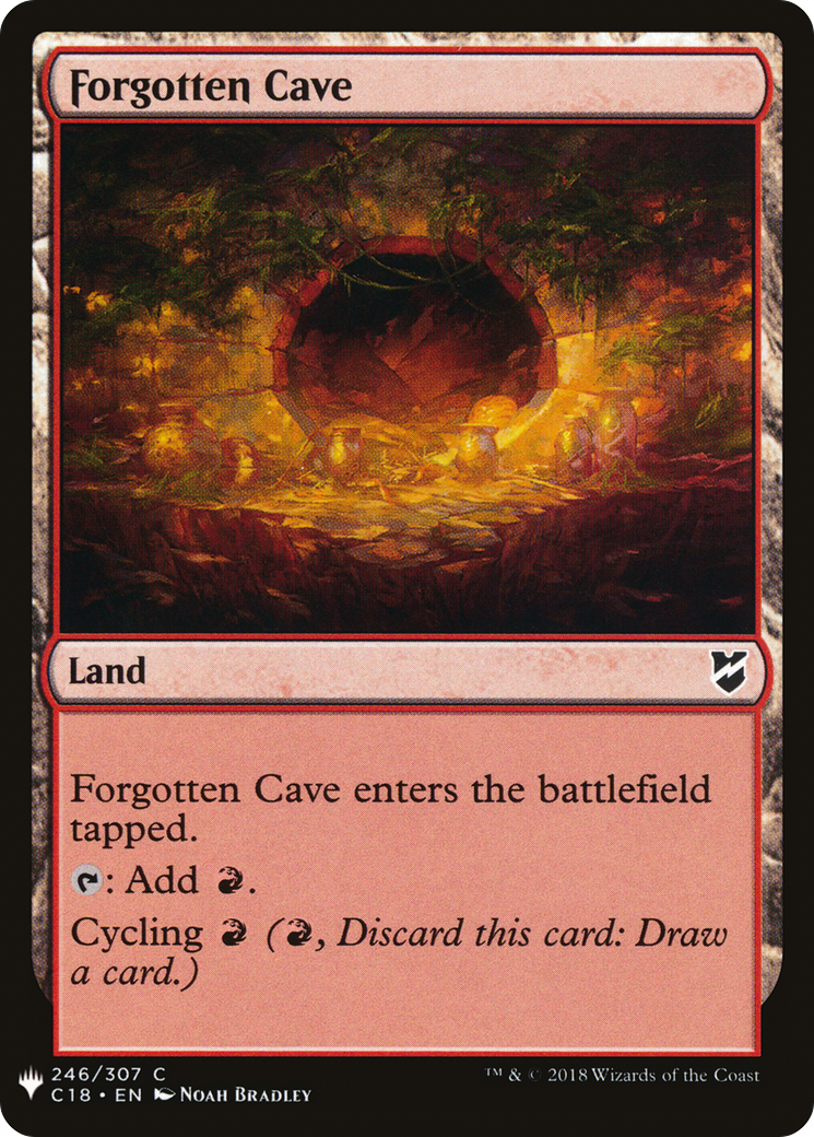 Forgotten Cave (LIST-C18-246)  - The List