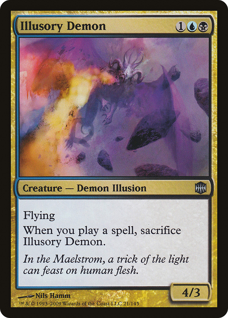 Illusory Demon (ARB-021)  Foil - Alara Reborn
