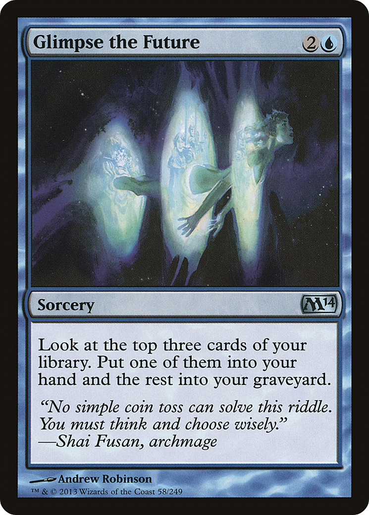 Glimpse the Future (M14-058)  - Magic 2014