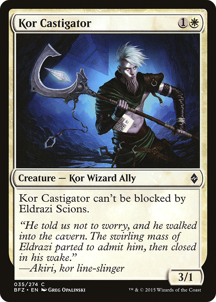 Kor Castigator (BFZ-035)  - Battle for Zendikar