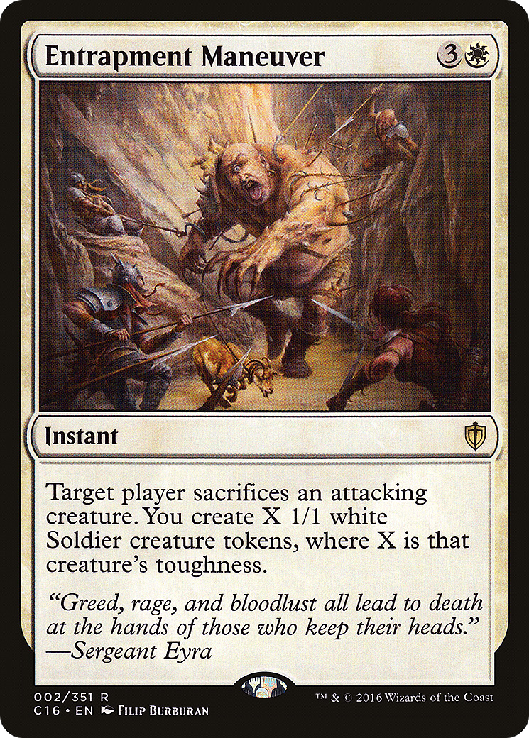 Entrapment Maneuver (C16-002)  - Commander 2016