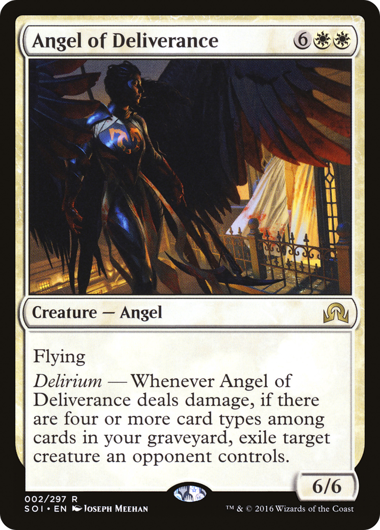 Angel of Deliverance (SOI-002)  Foil - Shadows over Innistrad