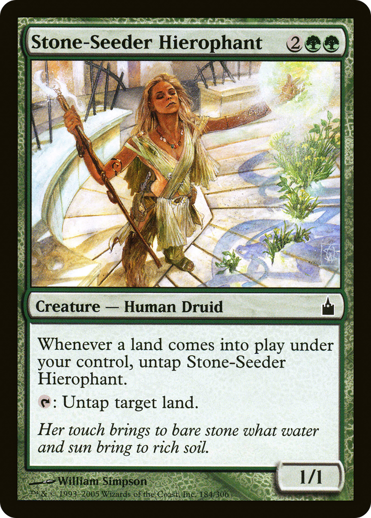 Stone-Seeder Hierophant (RAV-184)  Foil - Ravnica: City of Guilds