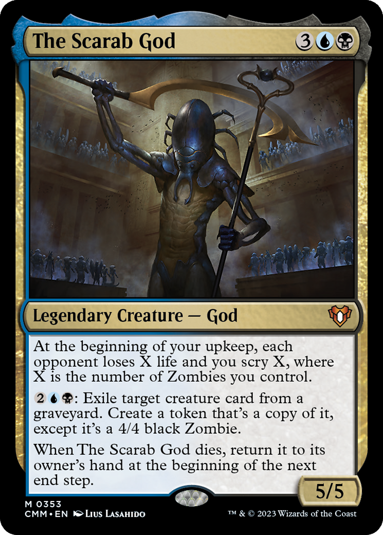 The Scarab God (CMM-353)  - Commander Masters