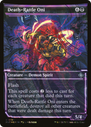 Death-Rattle Oni (Halo Foil) (MAT-197)  Foil - March of the Machine: The Aftermath: (Showcase)
