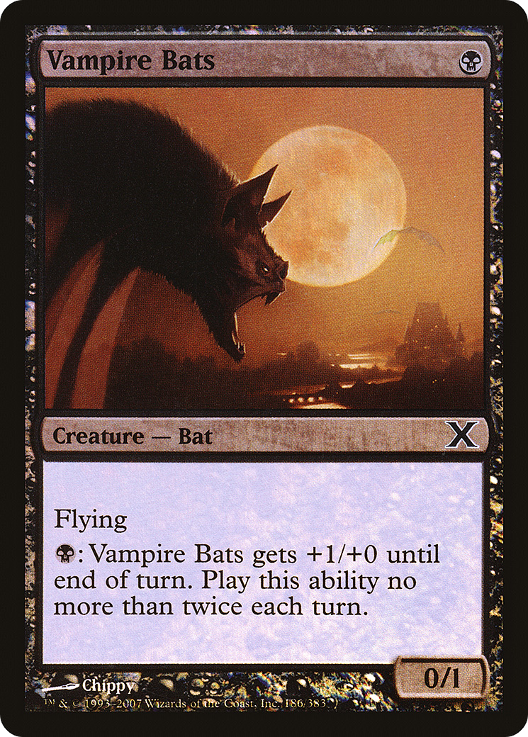 Vampire Bats (10E-186★)  Foil - Tenth Edition